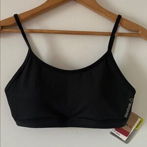 NWT Reebok Studio Black Speedwick “ Hero Rebel “ Sports Bra - Size S